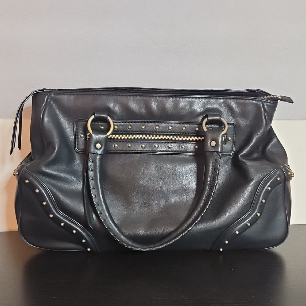 Studded Michael Kors Leather Satchel